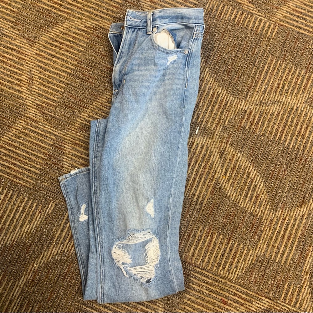Mom jeans light wash